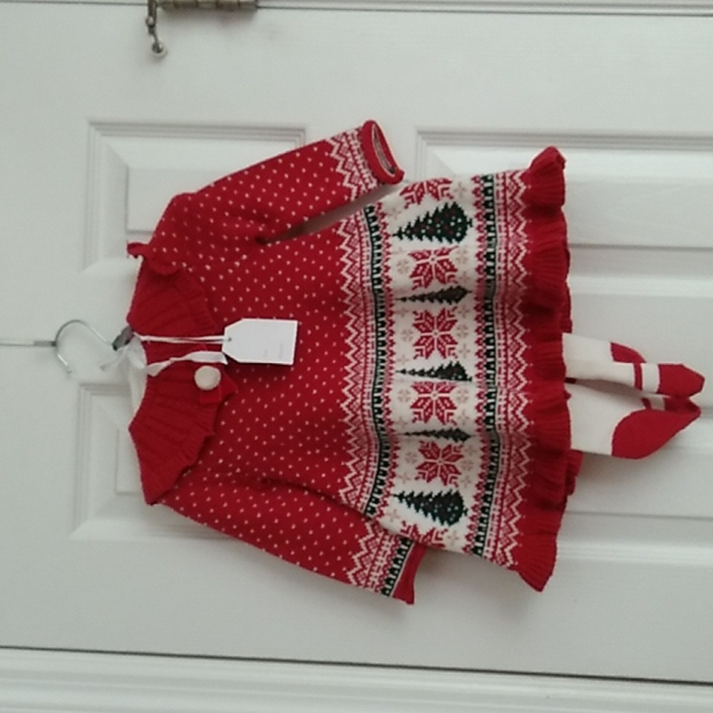 Tahari baby Christmas dress